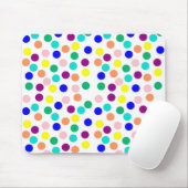 色数々の点 マウスパッド (マウス)