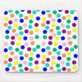 色数々の点 マウスパッド (正面)