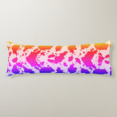 色数々の異国牛プリント抱き枕 ボディピロー (正面)