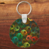 色数々の目 キーホルダー (正面)