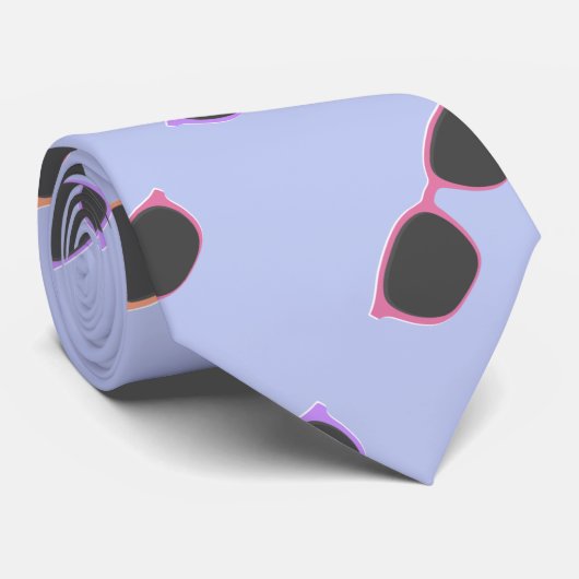 色数々の眼鏡 ネクタイ (ロール)