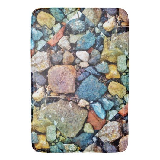 色数々の石 バスマット (正面縦)