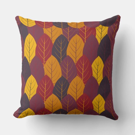 色数々の紅葉 クッション (正面)
