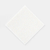 色数々の紙吹雪すべての行事 スタンダードランチョンナプキン (角)