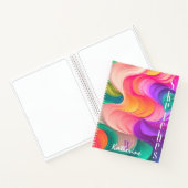 色数々の紙波sketchbook ノートブック (内部)