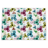 色数々の紡糸 ラージペーパーバッグ (正面)