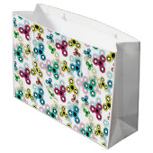 色数々の紡糸 ラージペーパーバッグ (裏面アングル)