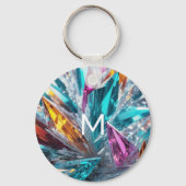 色数々の結晶 キーホルダー (裏面)