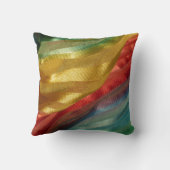 色数々の織レインボー クッション (裏面)