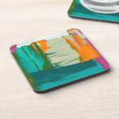 色数々の自由表絵画現 コースター (左側)