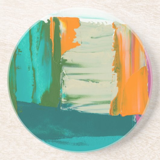 色数々の自由表絵画現 コースター (正面)