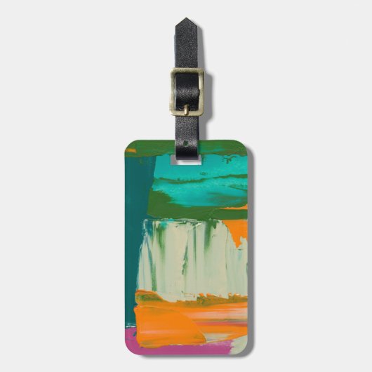 色数々の自由表絵画現 ラゲッジタグ (正面縦)