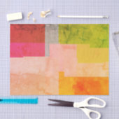 色数々の色のストライプ 薄葉紙 (クラフト)