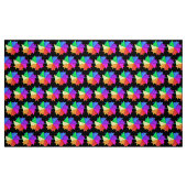 色数々の色の虹の星 ファブリック (ファットクォーター)