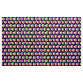 色数々の色の虹の星 ファブリック (ヤード)