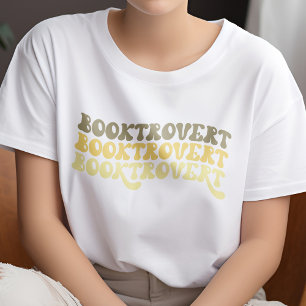 色数々の色の黄色のレトロ Tシャツ
