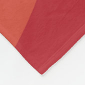 色数々の色レトロスタイル波デザイン フリースブランケット (角)