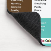 色数々の色心理学マウスパッド マウスパッド (コーナー)