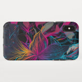 色数々の花柄 Case-Mate iPhoneケース (裏面(横))