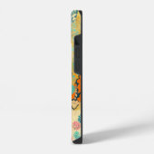 色数々の花波 iPhoneケース (左側面)