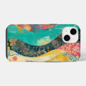 色数々の花波 iPhoneケース (裏面横)
