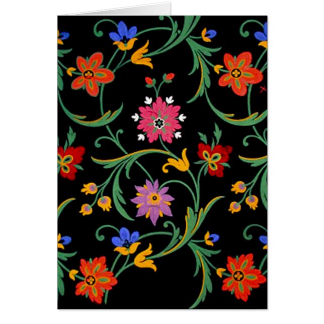 色数々の花 (正面)