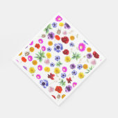 色数々の花 スタンダードランチョンナプキン (角)
