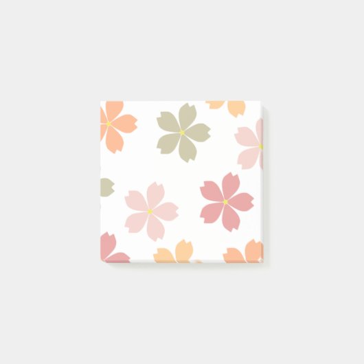 色数々の花 ポストイット (正面)