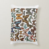 色数々の蝶 アクセントクッション (裏面(縦))