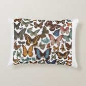 色数々の蝶 アクセントクッション (裏面)