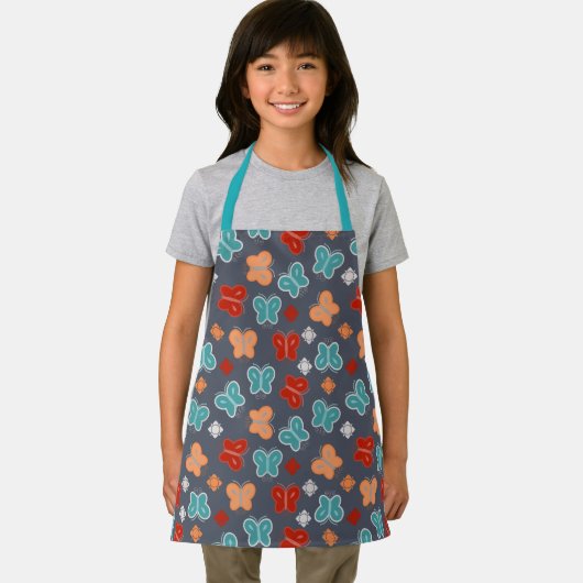 色数々の蝶 エプロン (インサイチュ)