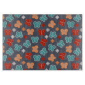 色数々の蝶 カッティングボード (正面)