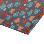 色数々の蝶 カッティングボード (角)