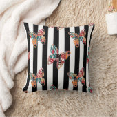 色数々の蝶 クッション (ブランケット)