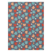 色数々の蝶 テーブルクロス (正面)