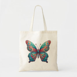 色数々の蝶 トートバッグ