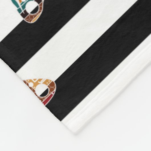 色数々の蝶 フリースブランケット (角)