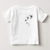 色数々の蝶 ベビーTシャツ (裏面)
