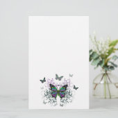 色数々の蝶 便箋 (スタンド正面)