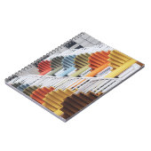 色数々の螺旋階段 ノートブック (左側)