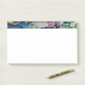 色数々の金ゴールドアルコールインク液体抽象芸術アート ポストイット (デスク)