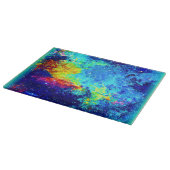 色数々の銀河系デザイン買今 カッティングボード (角)