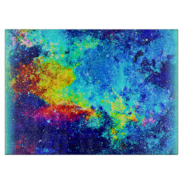 色数々の銀河系デザイン買今 カッティングボード