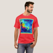 色数々の銀河系デザイン買今 Tシャツ (正面フル)