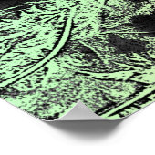 色数々の雑草 ポスター (角)