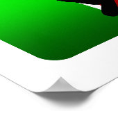 色数々の雪エンブレム ポスター (角)