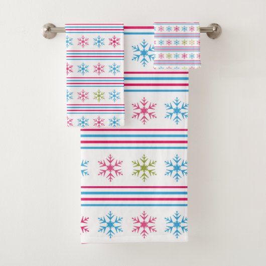 色数々の雪 バスタオルセット (インサイチュ)