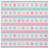 色数々の雪 ファブリック (見本)