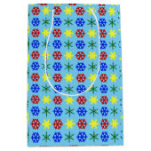 色数々の雪 ミディアムペーパーバッグ (正面)