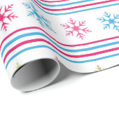 色数々の雪 ラッピングペーパー (ロールコーナー)